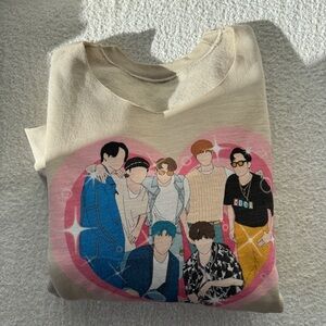 BTS Heart Graphic Sweatshirt | New